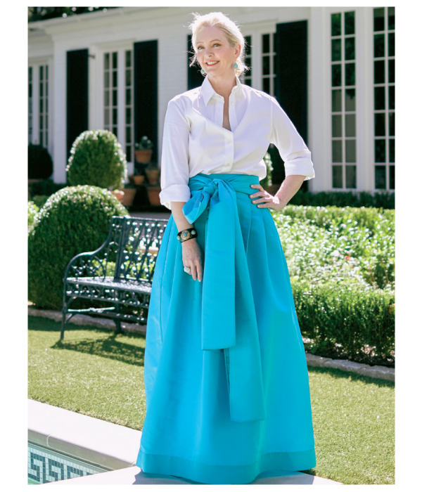 Fitzgerald Ball Skirt in Silk Taffeta - Danielle D Rollins 