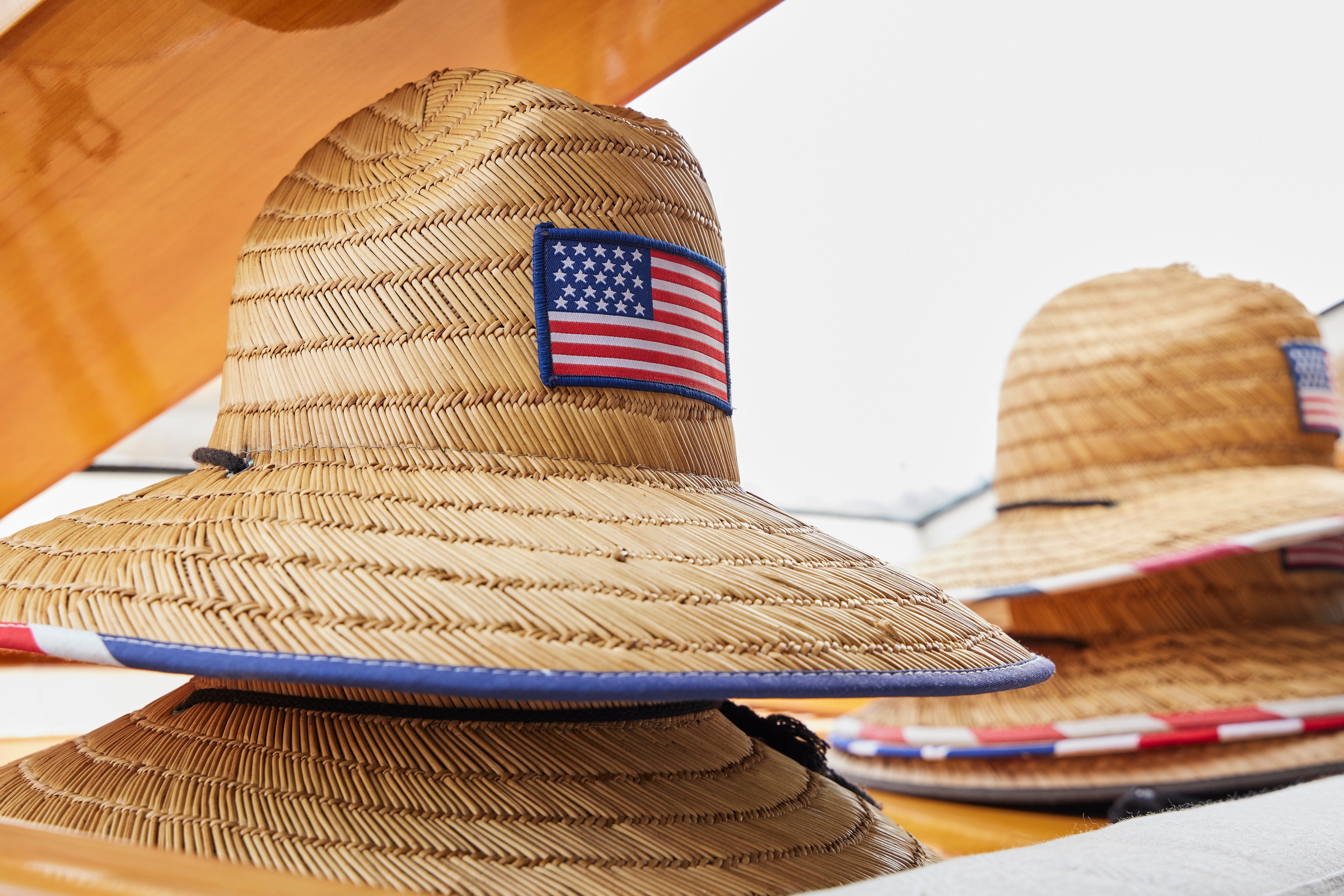 American Flag Patch Lifeguard Hat