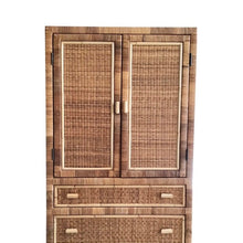 Vintage Bielecky Brothers Rattan "Barmoire"