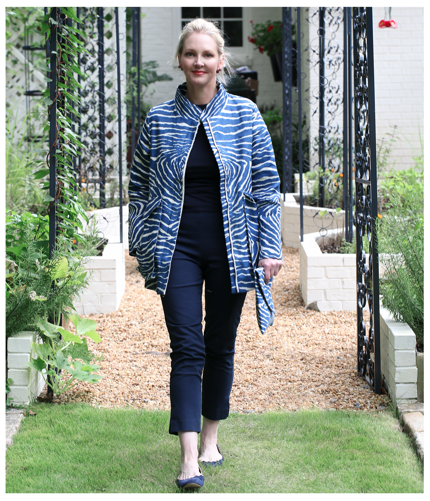 Katharine Jacket in Le Zebre - Danielle D Rollins 