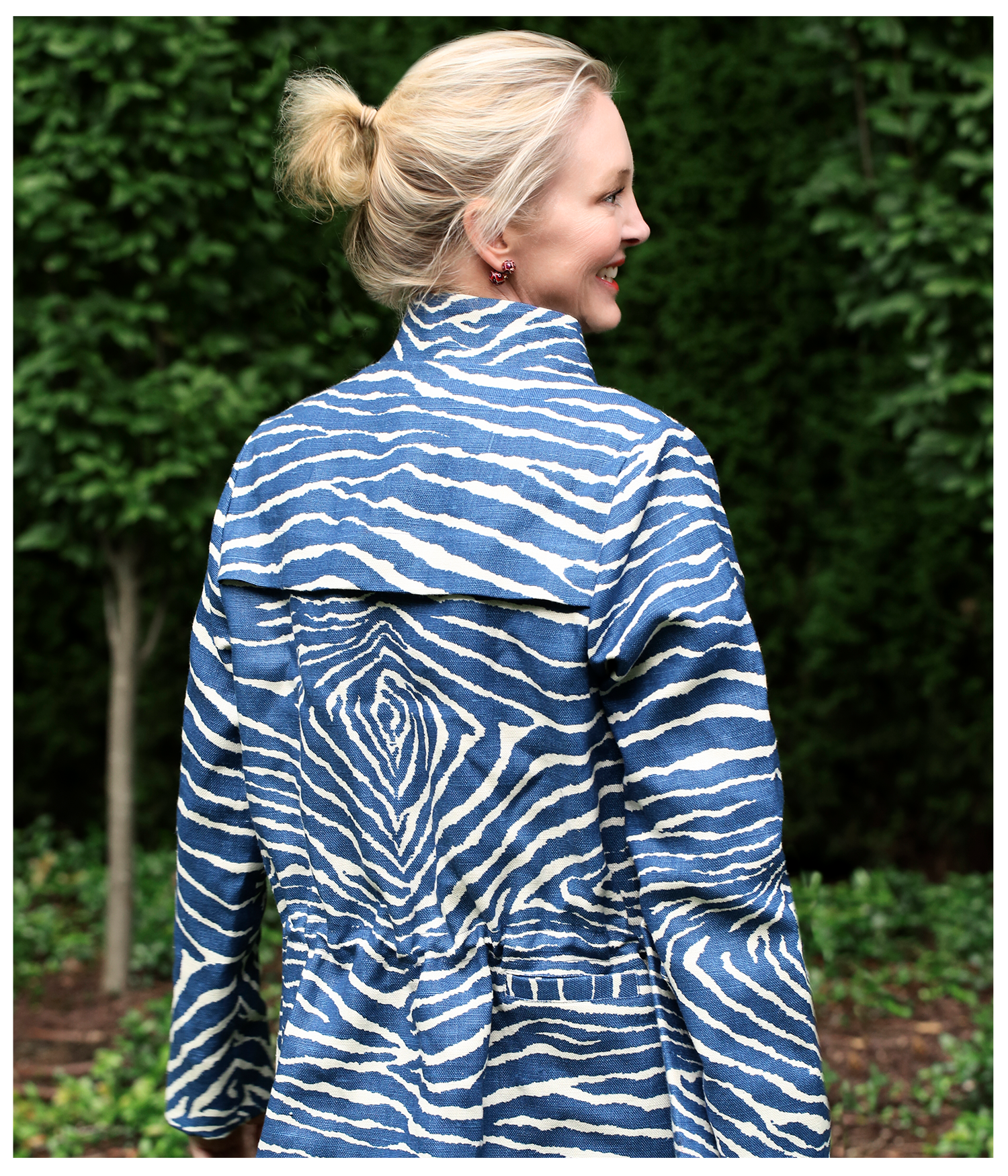 Katharine Jacket in Le Zebre - Danielle D Rollins 