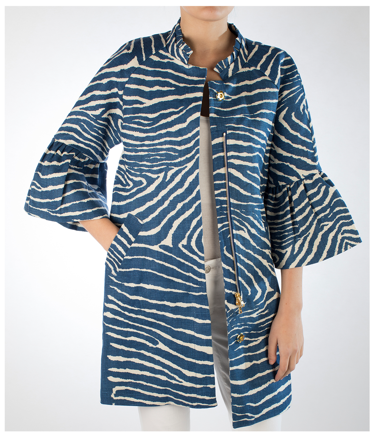 Lilly Jacket in Le Zebre - Danielle D Rollins 