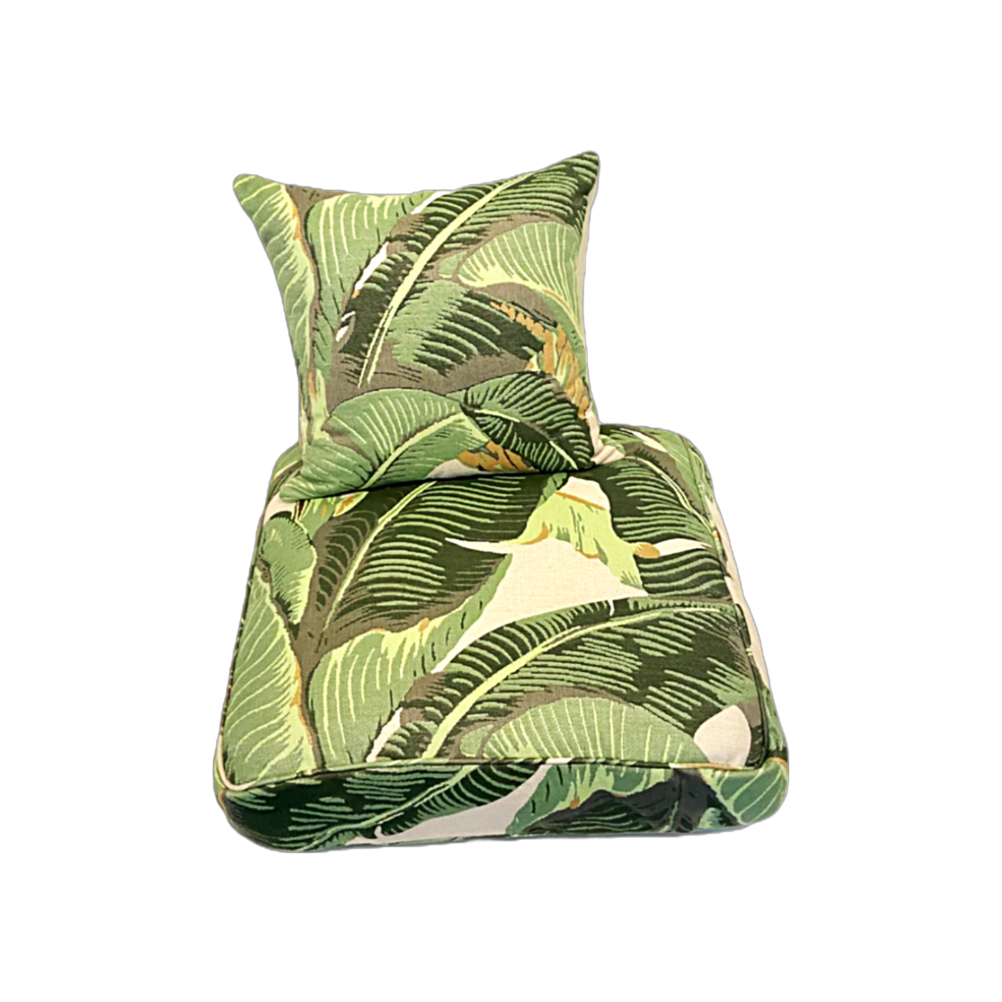 C.W. Stockwell Martinique in Green Dog Bed Slipcover