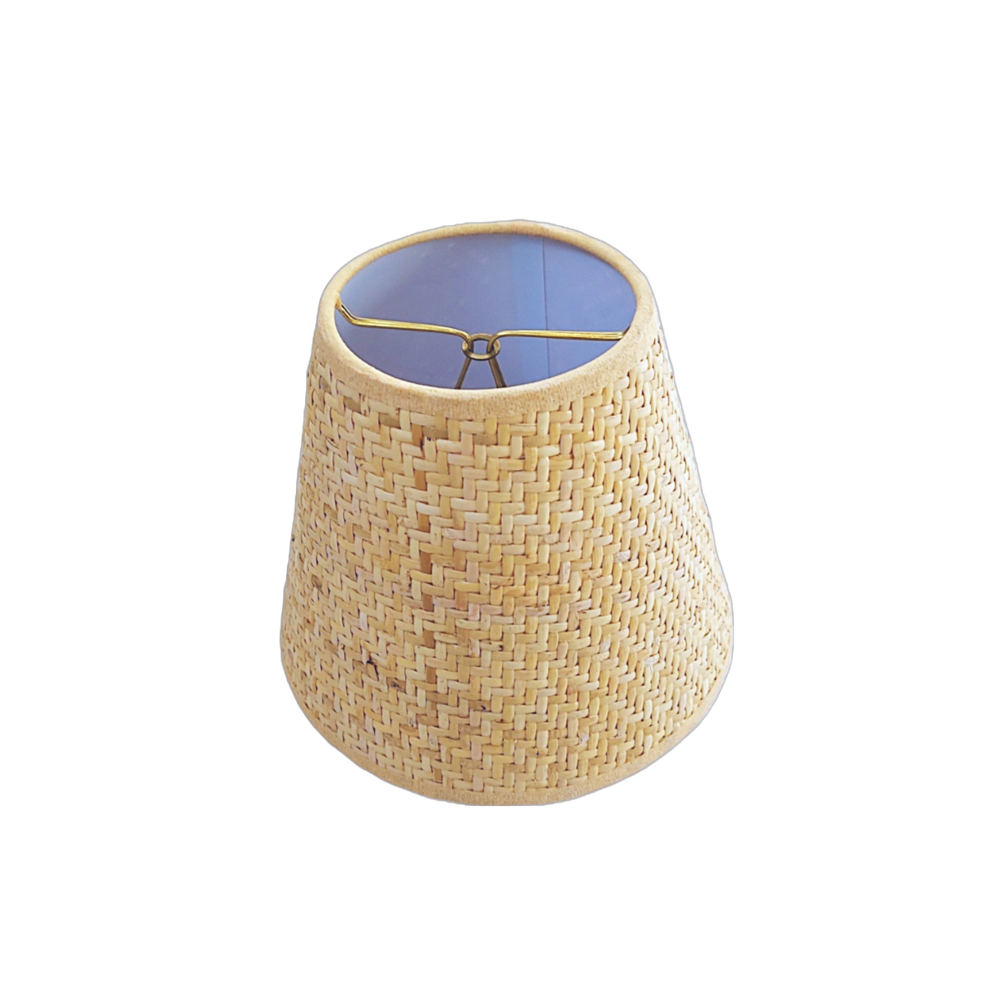 Danielle Rollins Signature Woven Wicker Small Empire "Clip on" Lampshade