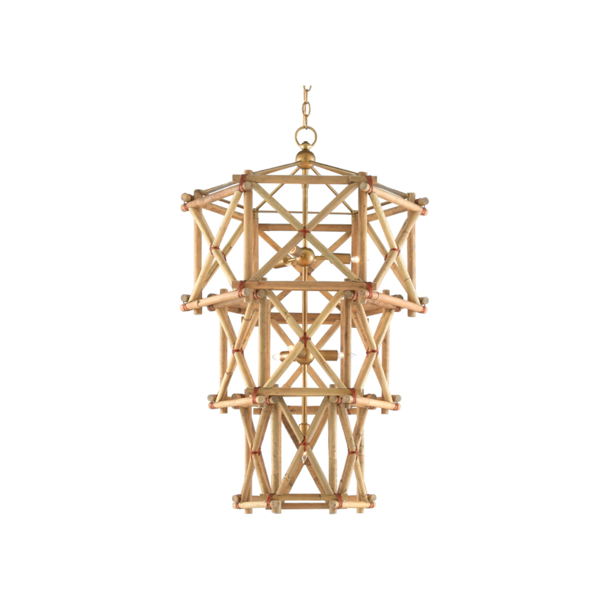 Kingali Medium Rattan Chandelier