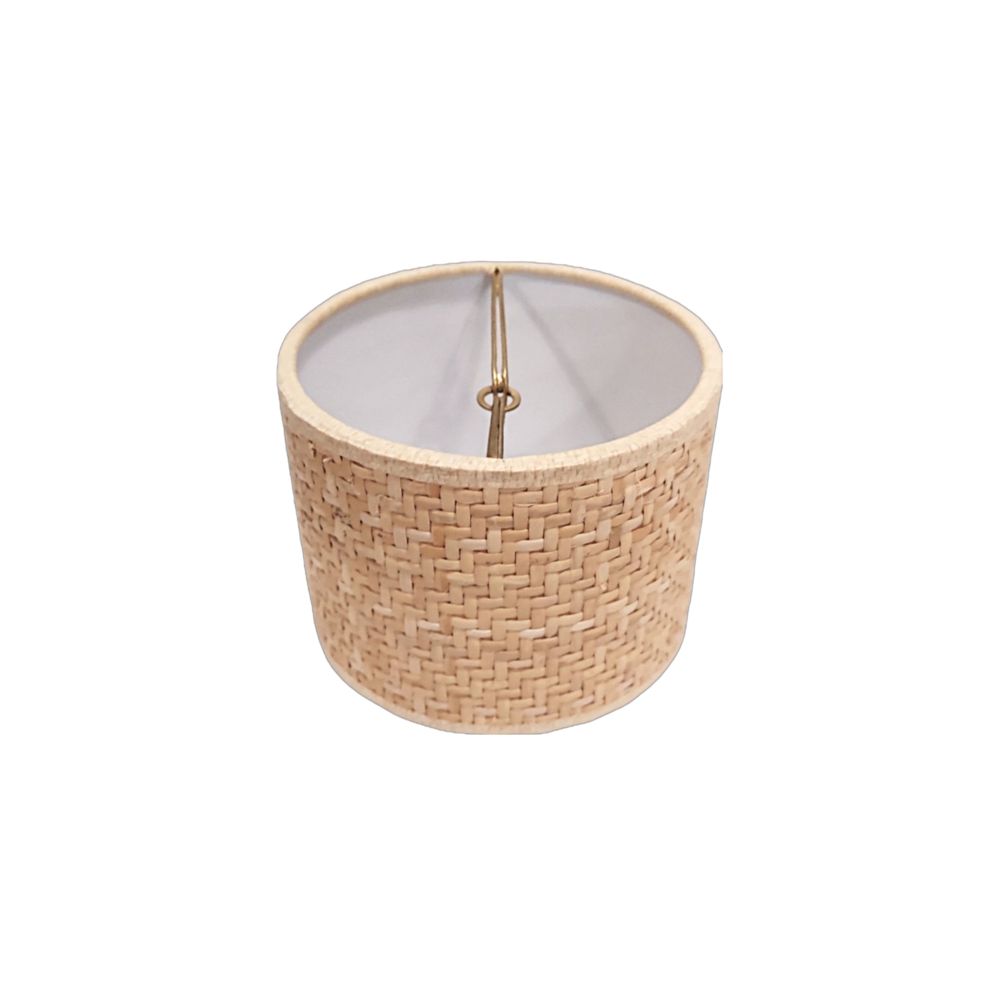 DDR Signature Woven Wicker Herringbone Small "Clip on" Lampshades