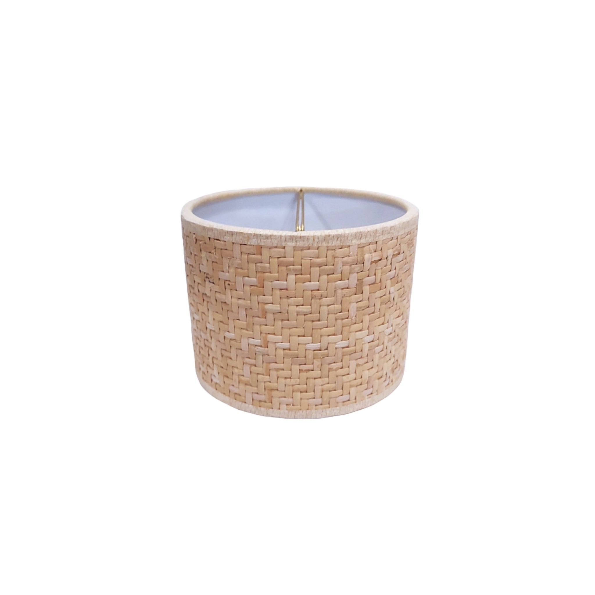 DDR Signature Woven Wicker Herringbone Small "Clip on" Lampshades