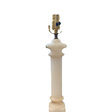 Antique White Solid Marble Column Lamps