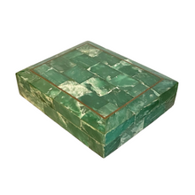 Vintage Malachite Tessellated Box