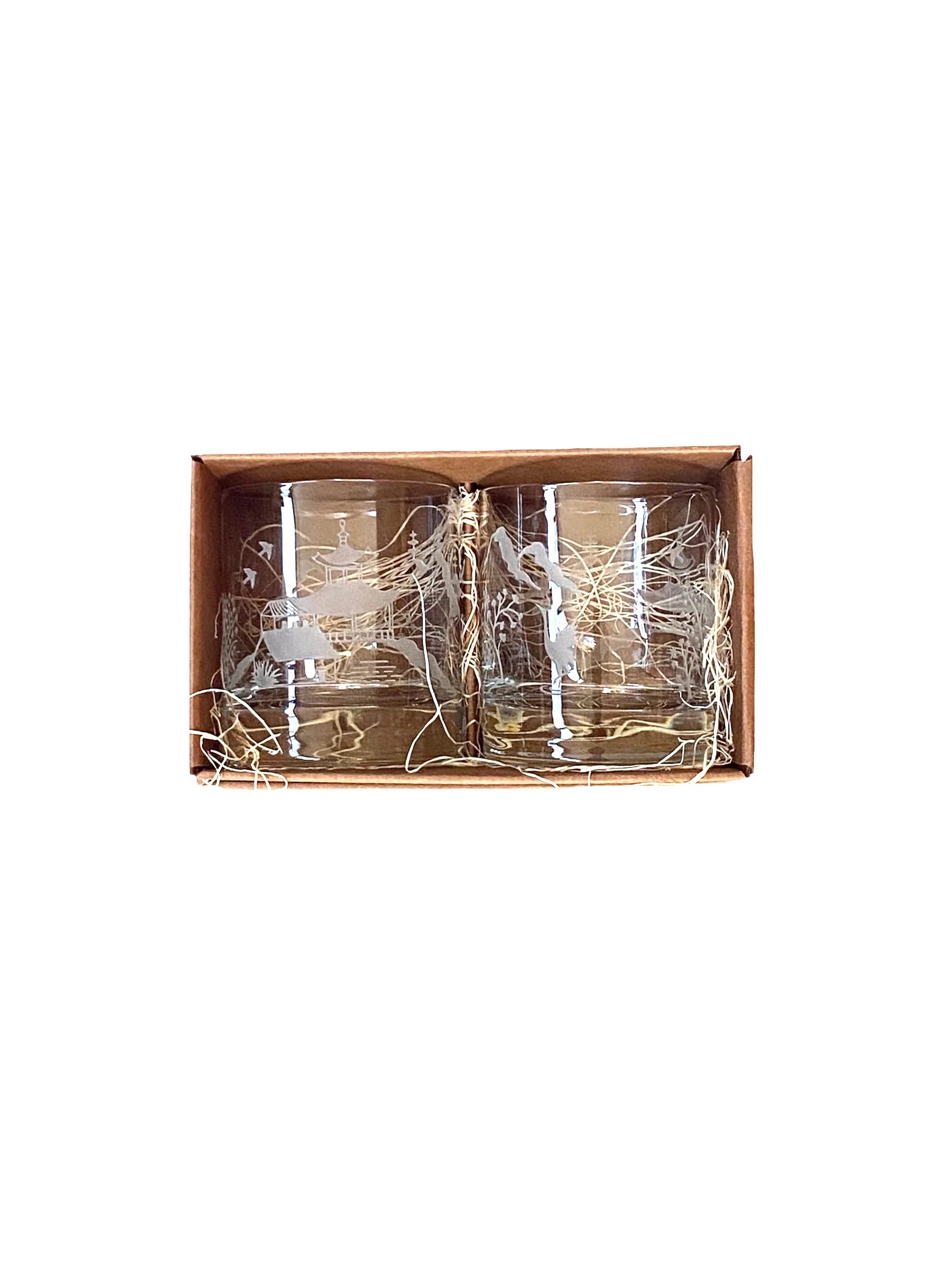 Danielle Rollins for J. Earl & Sons Double Old Fashioned Glasses, Set of 2