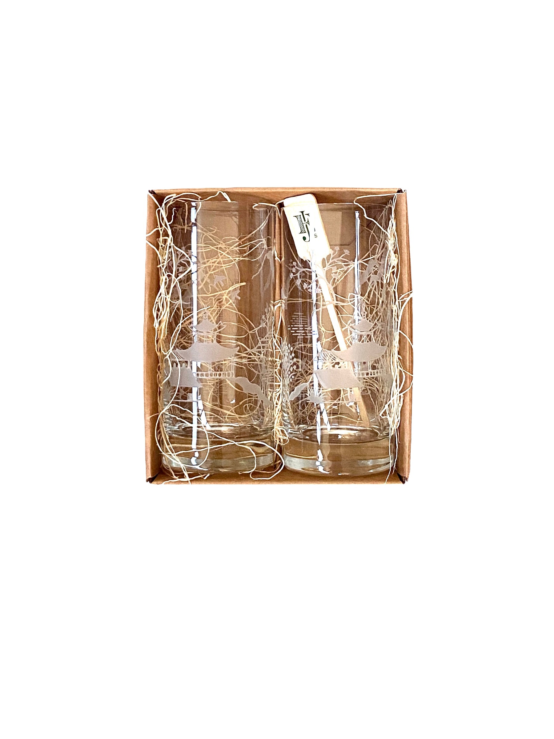 Danielle Rollins for J. Earl & Sons Highball Glasses, Set of 2
