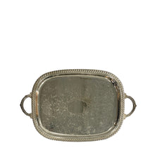 Antique Silver Plated Serving Tray