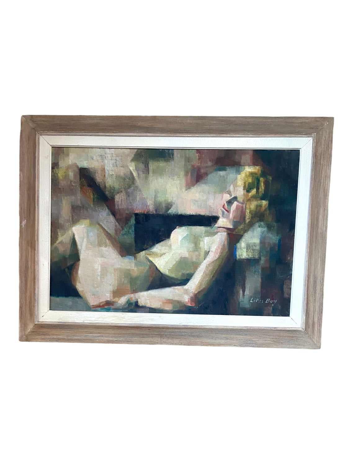 "Reclining Nude" Oil on Canvas by Lilas Bug