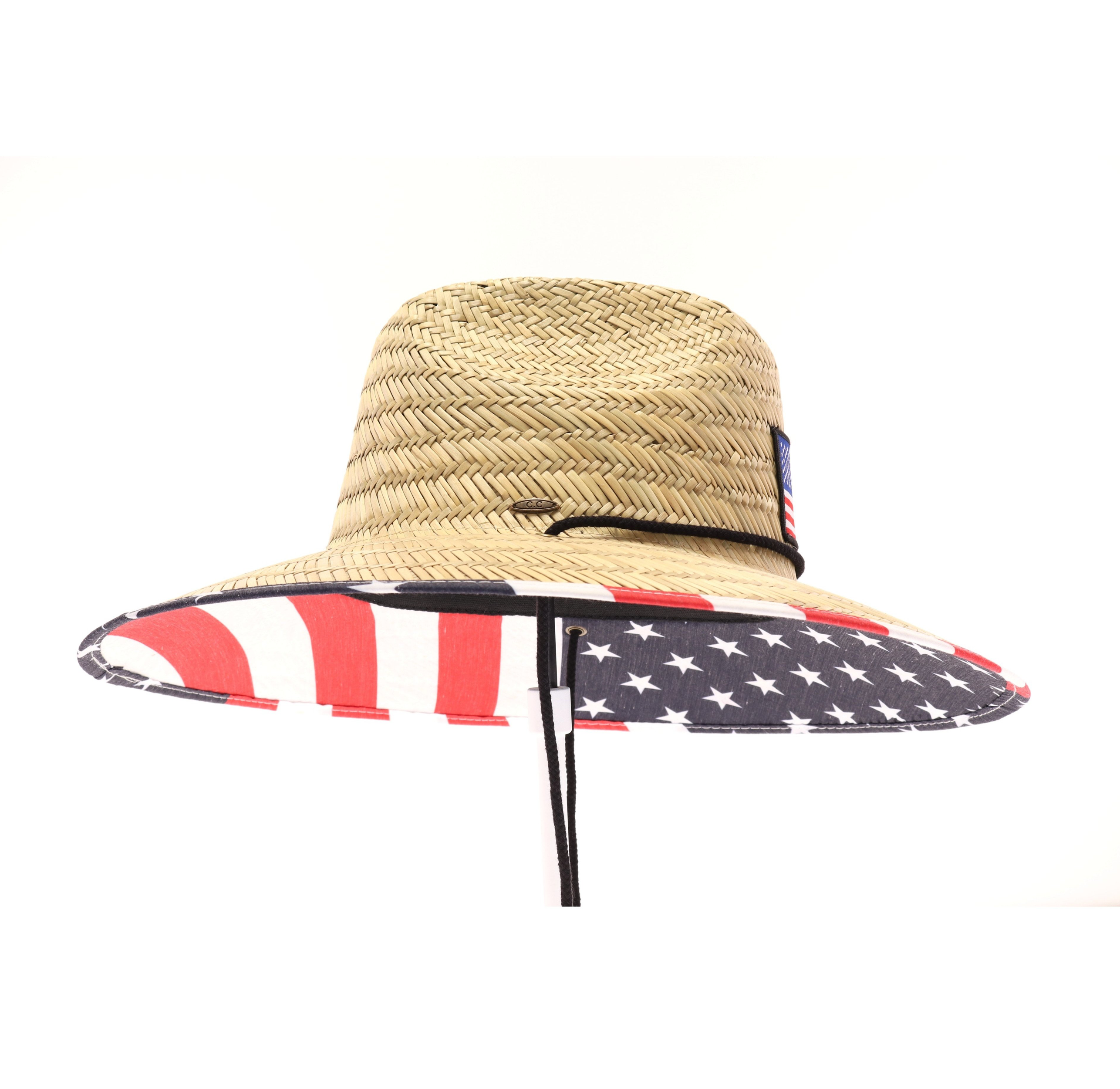 American Flag Patch Lifeguard Hat