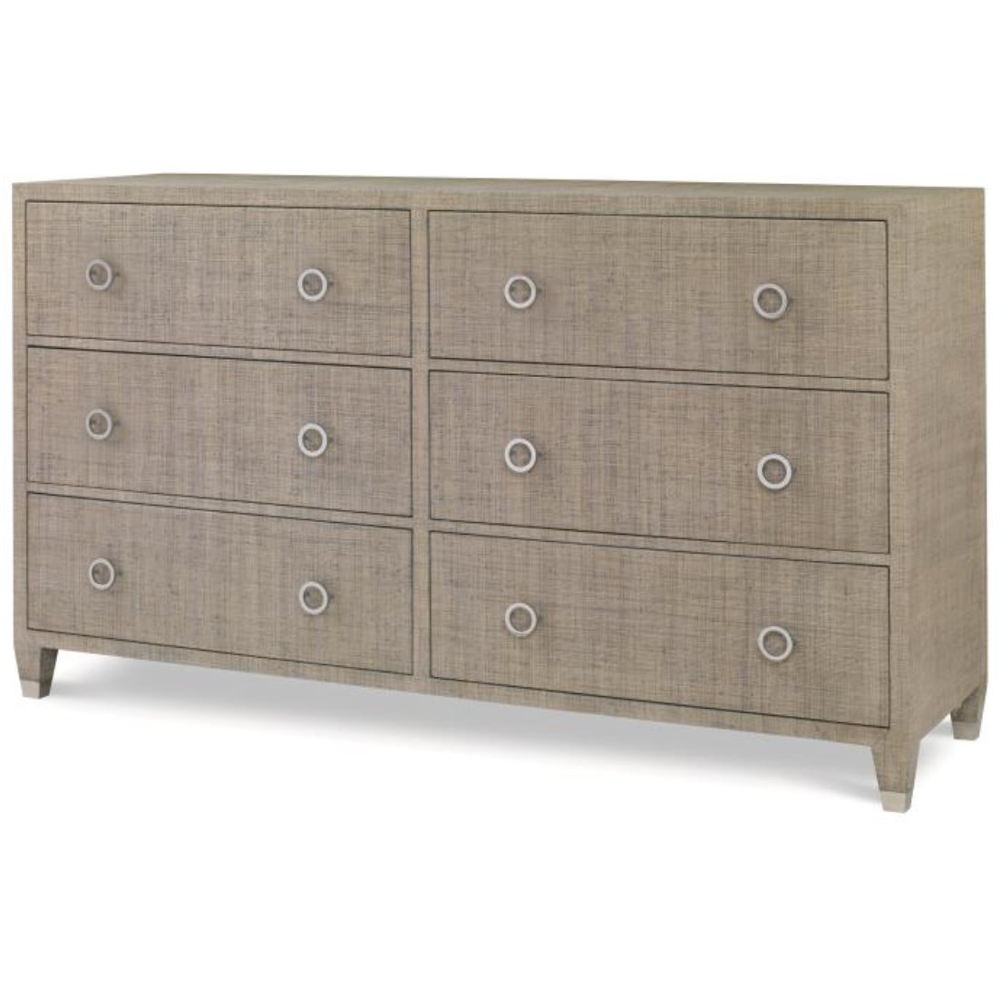 Raffia 6 Drawer Dresser