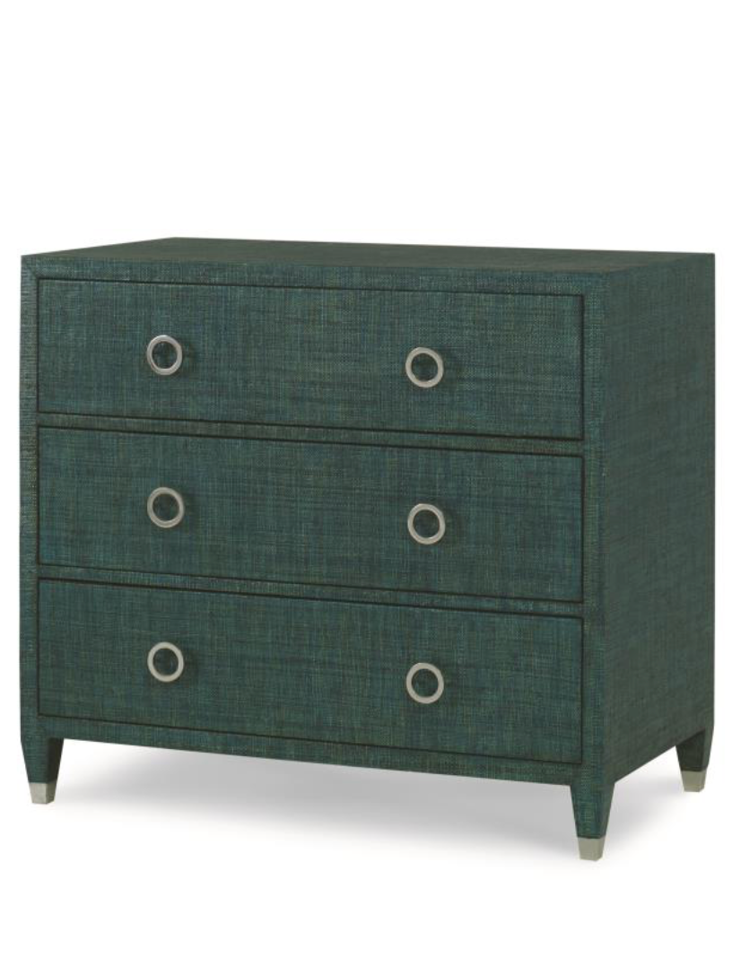 Raffia 3 Drawer Chest