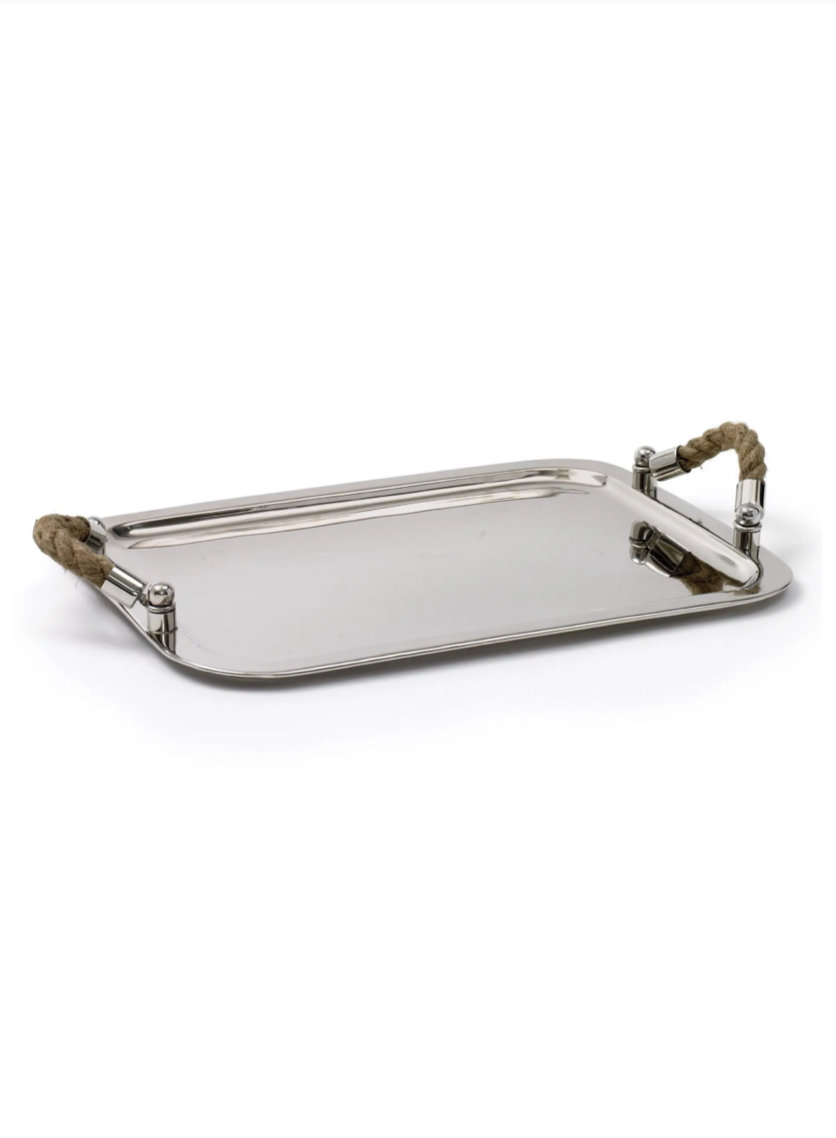 Nautical Natural Rope Handle Tray