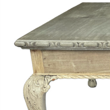 Antique Irish Georgian Bleached Mahogany Library Table