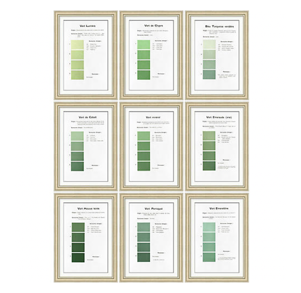 Danielle Rollins Green Collection A-I