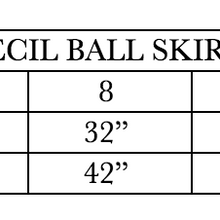 Cecil Skirt in Warp Print Silk Faille