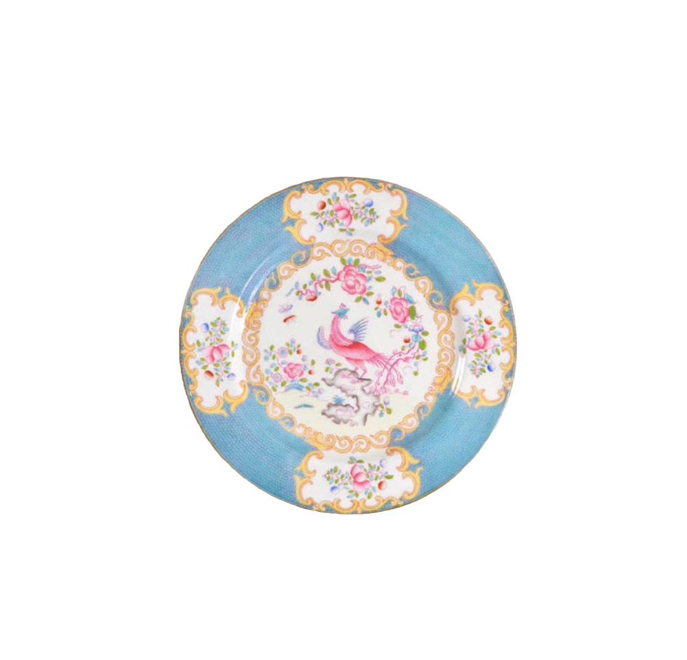 Antique Minton "Cockatrice" Small Dinner Plate