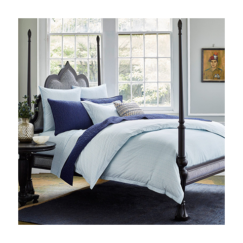 Chevron Light Indigo Sheets